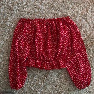 Off the shoulder top